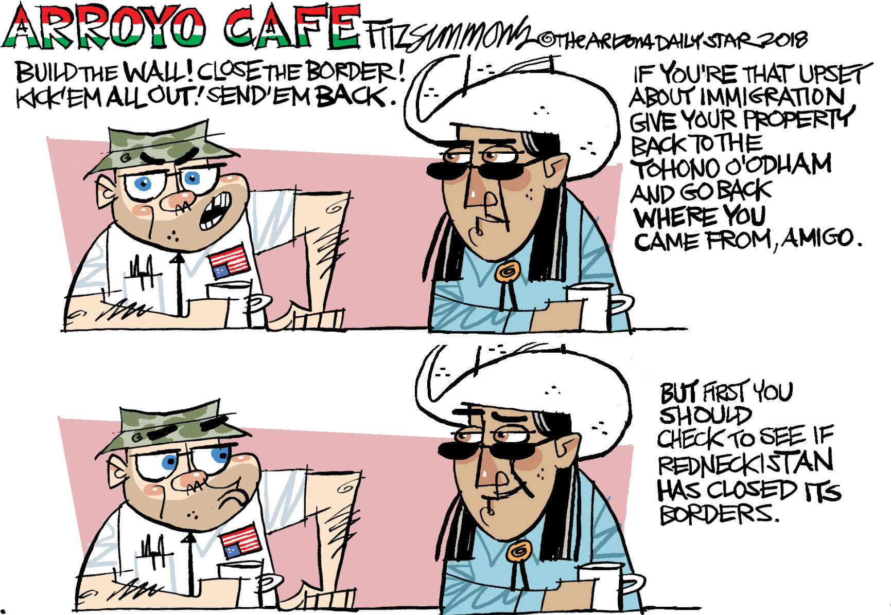 Daily Fitz Cartoon: Border